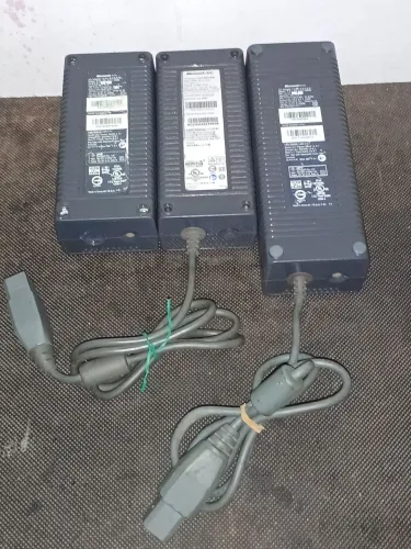 Lote 3 fontes originais Xbox 360 Fat Arcade 127v 