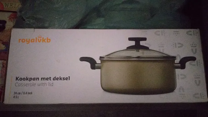 panela caçarola royal vkb 24cm 4.5l