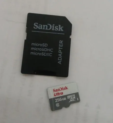 Cartão de memória SD SanDisk Ultra 256gb