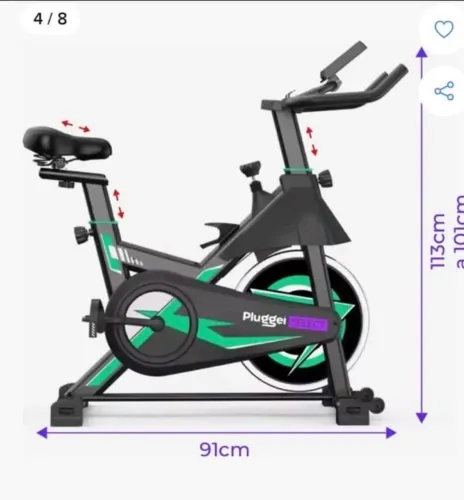 Bicicleta Ergométrica Spinning Pluggei Select (Nova na Caixa) - Desconto
