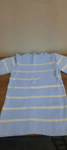 Blusa feminina listrada, tamanho único