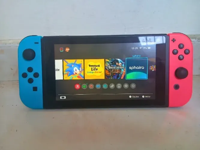NINTENDO SWITCH V2 DESBLOQUEADO + ACESSÓRIOS