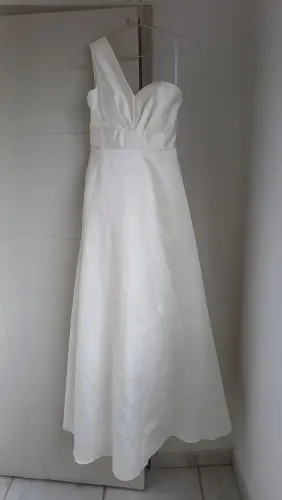 Vestido de noiva nula manga