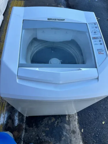 Máquina de lavar Brastemp 10 kg cesto inox