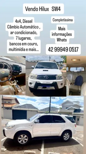Toyota Hilux SW4 SRV D4-d 4X4 3.0 TDI Dies. AUT 2011