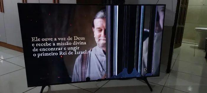 Vemdo tv smart 50 polegadas com defeito na tela