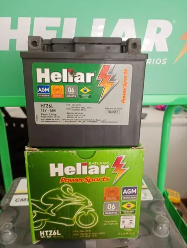 Vende se Bateria de moto da Marca Heliar HTZ6L 59$