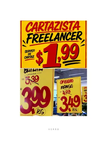 Cartaz pra comércio, CARTAZISTA