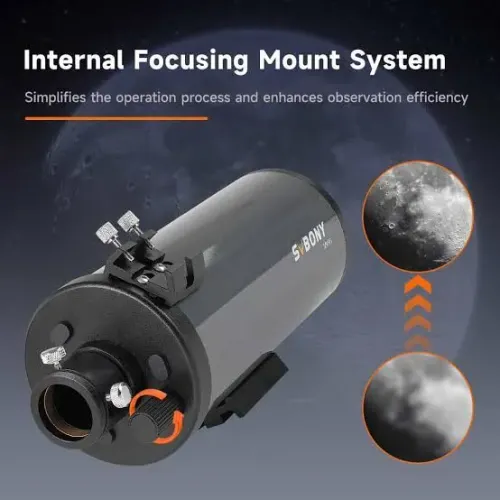 TELESCÓPIO SVBONY MK90 NA CAIXA