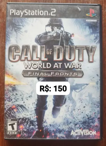 Call Of Duty World At War Final Fronts = R$: 150