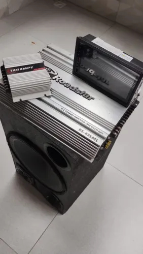 Caixa trio + módulos + midia mp5