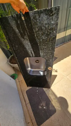 Bancada cozinha granito