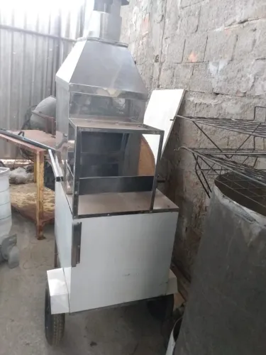 Carrinho para churrasco excelente em aço 