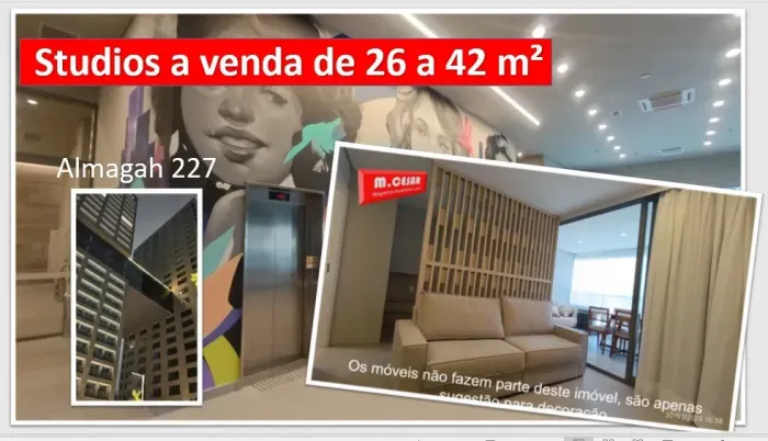 Studio para venda tem 26 metros quadrados com 1 quarto , Tatuapé, Almagah, São Paulo SP