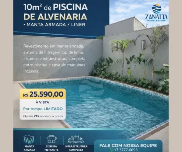 Piscina Manta Armada Premium ? R$25.590