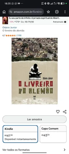 Livro o livreiro do alemão por Otávio Júnior<br>Livro por Otávio Júnior