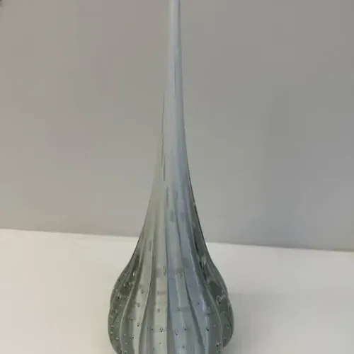 Murano Cristal Italiano Bullicante Original 41cm