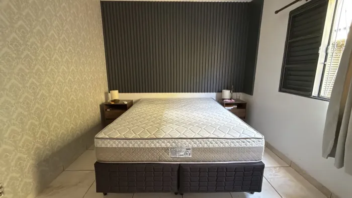 Cama Box Casal - Colchão + Base