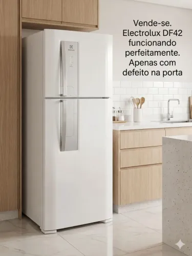 Refrigerador Electrolux Duplex DF42 Frost Free Painel Blue Touch 220V Leia anúncio 