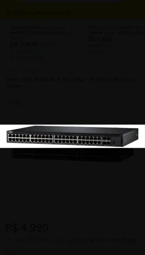 Switch Dell X1052 48 Portas Giga + 4x Portas Sfp+10gb Gerenc