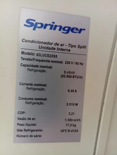 2 ar condicionado split