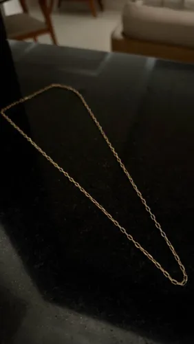 Cordão oco ouro 18k 7.3g