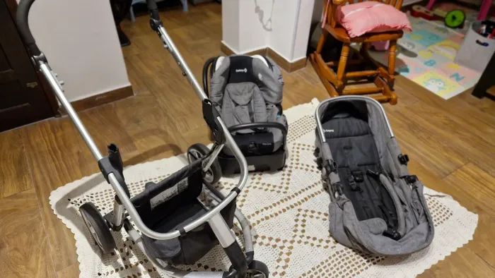 carrinho de bebê safety com bebe conforto