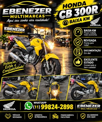 HONDA CB 300R IMPECÁVEL