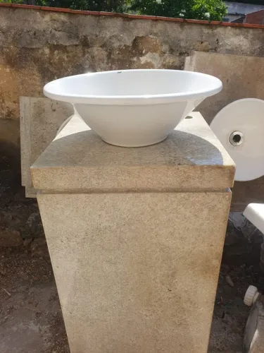 Pia com pedestal 