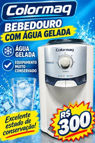 Bebedouro de água gelada COLORMAQ