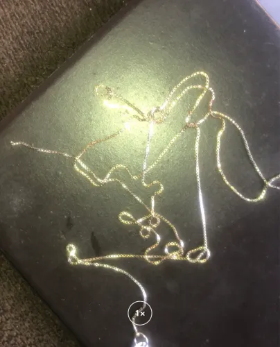 Cordão Ouro 18 quebrado