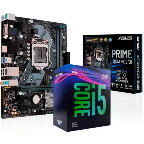 Kit Intel i5-9400F + Placa-Mãe H310M