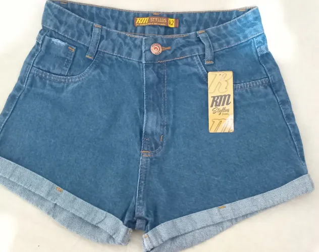 ?SHORT JEANS FEMININO NOVO COM ETIQUETA?<br>