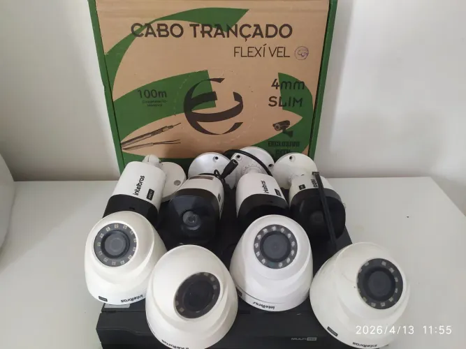 Câmeras de segurança intelbras kit