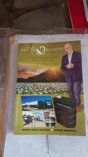 Vendo um Jazigo com 03 Gavetas e 01 Ossoário no Vale da Saudade.