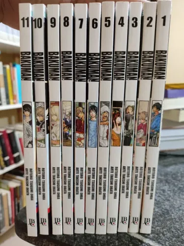 Mangá BAKUMAN (volumes de 1 a 11 - reimpressão)