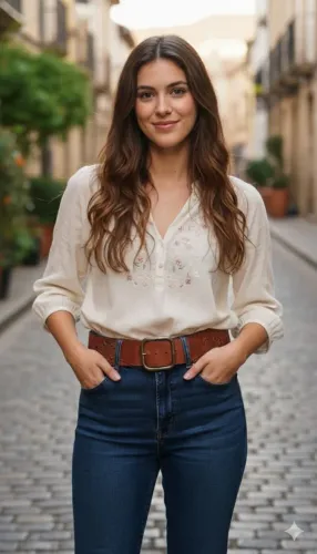 Cinto feminino de couro
