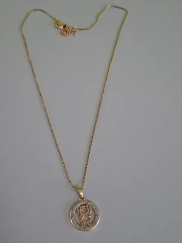 Semijoia Colar Feminino Menina