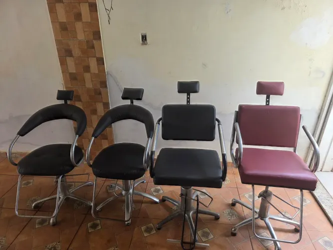 CADEIRAS HIDRÁULICAS SALAO DE BELEZA