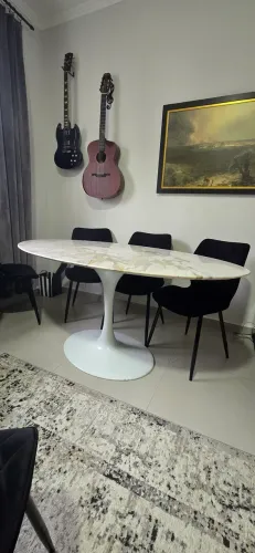 Mesa de mármore 1,60 X 80cm