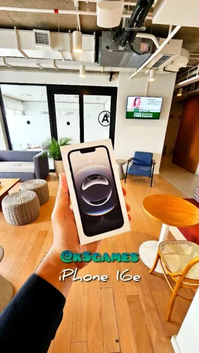 iPhone 16e 128GB - Preto Lacrado - RETIRE AGORA ABC SP