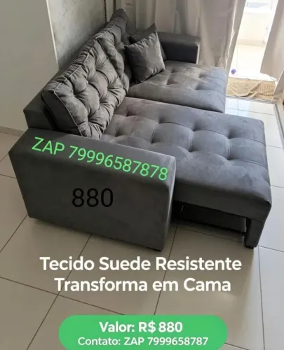 Sofá retrátil 830 ,Sofá de canto 830, conjunto de sofá