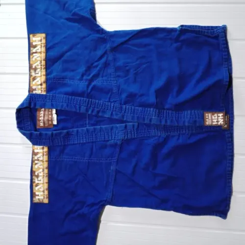 kimono azul infantil reforçado Kimono Azul