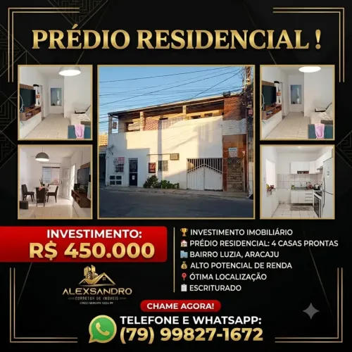 Imóvel para venda tem 360 metros quadrados em Luzia - Aracaju - SE