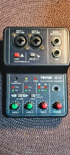 Interface Teyun Q-12 - Som Profissional no Bolso (PC/Notebook)