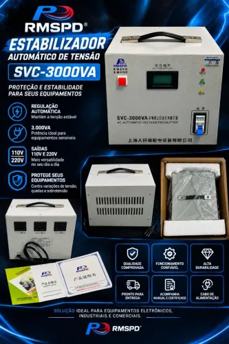 ESTABILIZADOR RMSPD SVC-3000VA