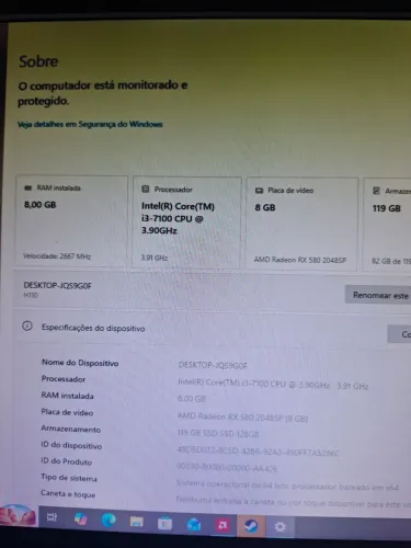 Intel i3 7g 7100