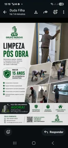 Servicos de Limpeza pós obra 