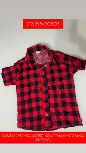 CAMISA XADREZ INFANTIL