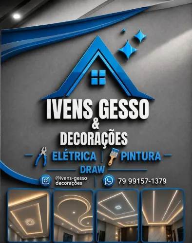 Ivens gesso e decorações elétrica e pintura Drywall
